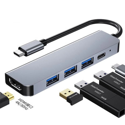 hub del Usb di Displayport della stazione di aggancio 5in1 per il computer portatile con Hdmi