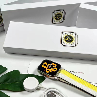 Pro ultra Android Smartwatch schermo a 2,02 pollici compatibile di H10 che gira i bottoni doppi