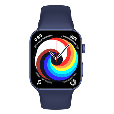 IP6X ECG Wifi Android Smartwatch 4G i7 con la banda blu di sport di abisso