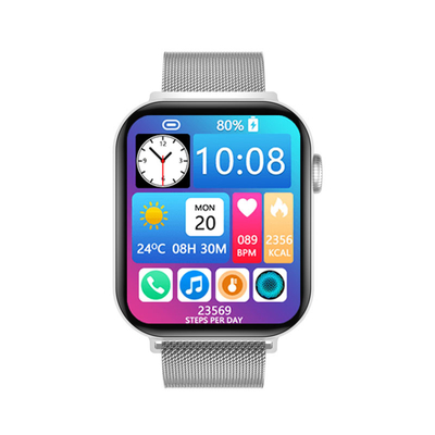 NFC Smartwatch dello schermo diviso 44mm per configurazione del telefono cellulare di Android nei giochi di Digital