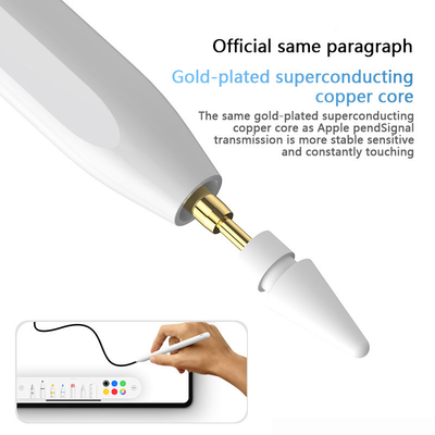 secondo stilo Pen With Apple Pencil Tips capacitivo attivo 140mAh della generazione