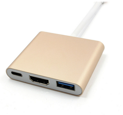 Tipo-c estensione del Usb di Displayport della stazione di aggancio del computer portatile di 3in1 per 4 monitor