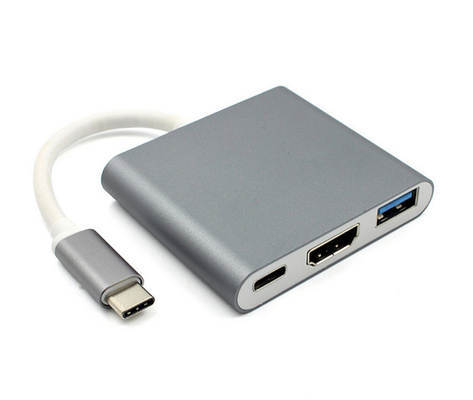 Tipo-c estensione del Usb di Displayport della stazione di aggancio del computer portatile di 3in1 per 4 monitor