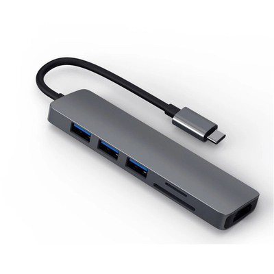 monitor doppio universale PD77W SD/TF della stazione di aggancio del Usb C del computer portatile 6in1