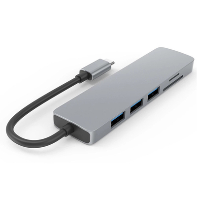 monitor doppio universale PD77W SD/TF della stazione di aggancio del Usb C del computer portatile 6in1